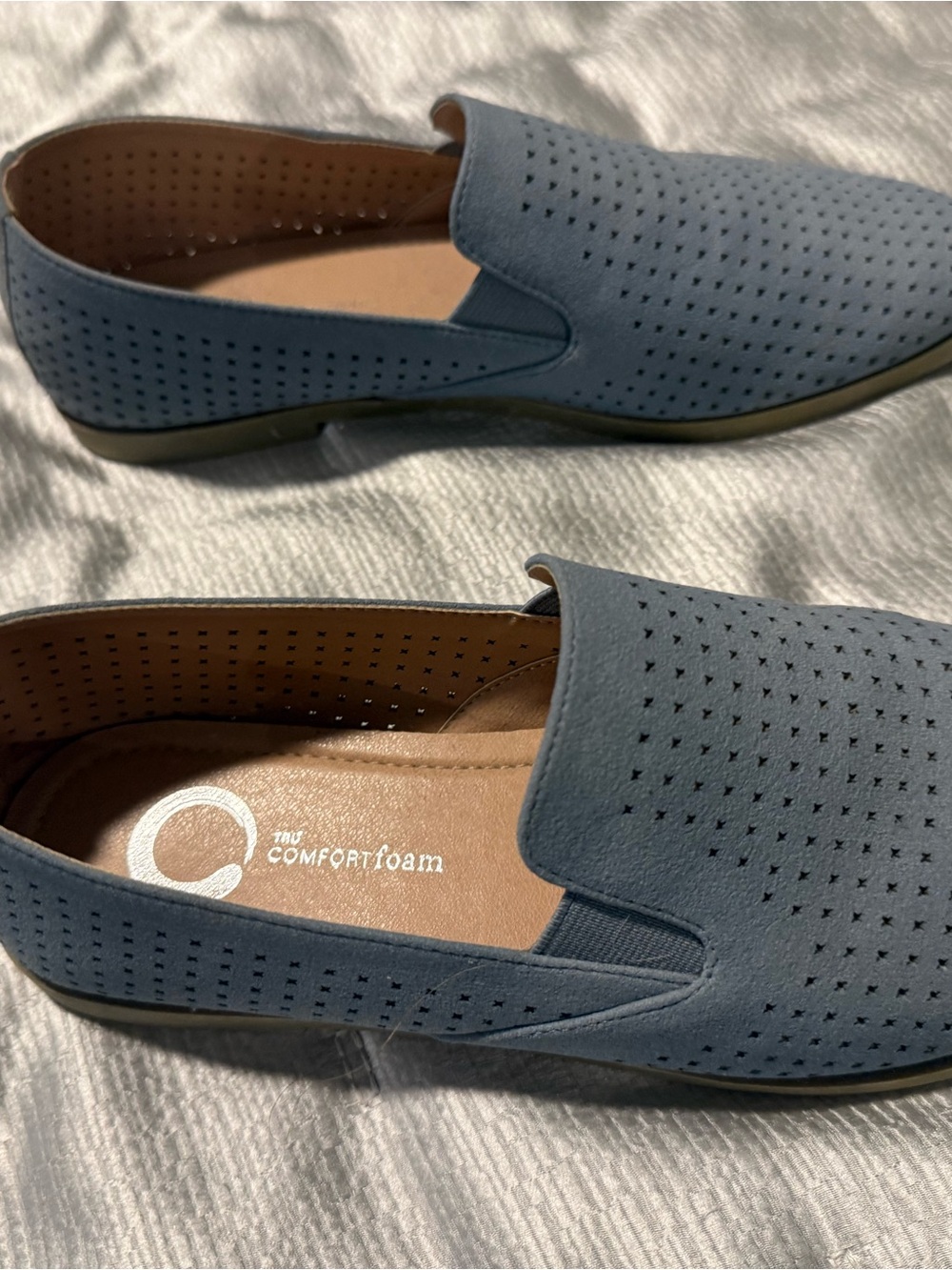 Women’s  Slip-On Loafers in Slate Blue